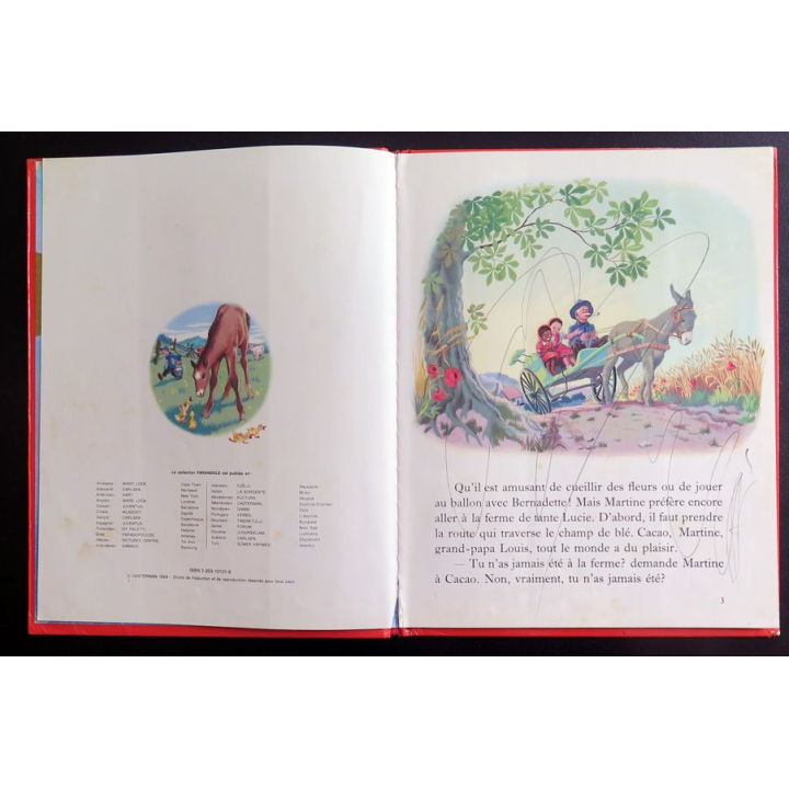 Martine à la Ferme Casterman Collection Farandole 1975