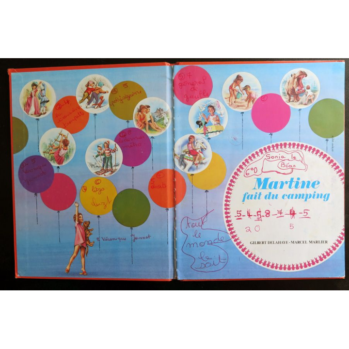 Martine fait du camping  Casterman 1964 Collection Farandole