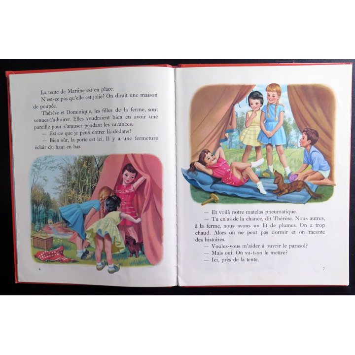Martine fait du camping  Casterman 1964 Collection Farandole