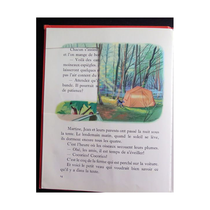 Martine fait du camping  Casterman 1964 Collection Farandole