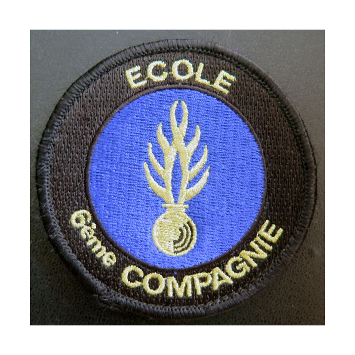 TISSU : insigne tissu de la 6° compagnie de l'école de la Gendarmerie de Châteaulin