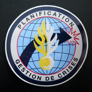 autocollant Planification gestion de crises de la gendarmerie