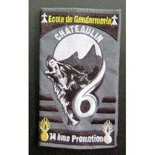 Epaulette de l'école de gendarmerie de Châteaulin 74°° promotion