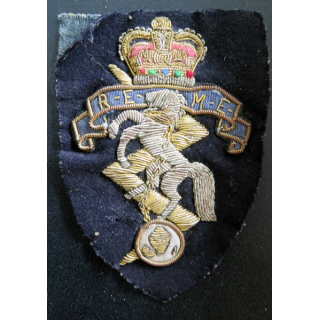 REME : Insigne de blazer régimentaire HS REME Royal Electrical & Mechanical Engineers
