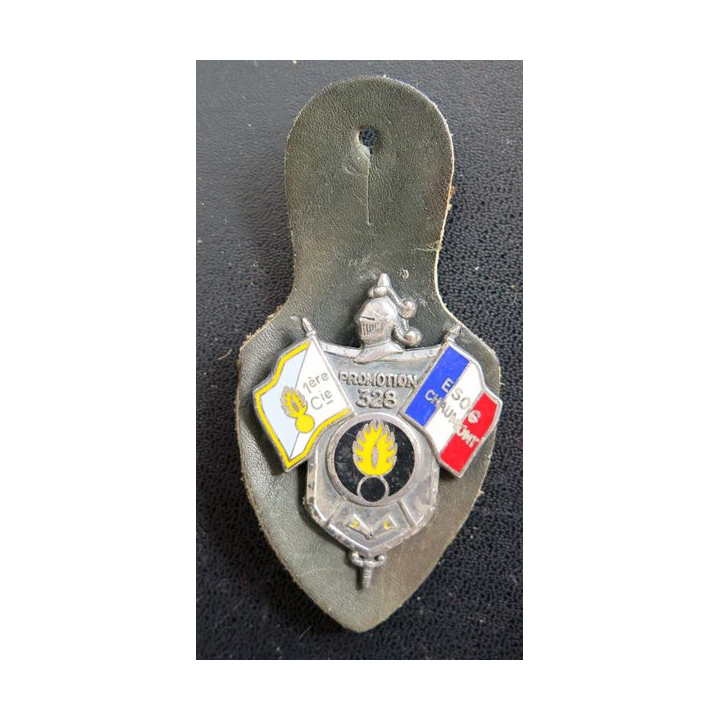 Insigne de Gendarmerie de la 328° Promotion 1° cie de l'ESOG Chaumont Drago Marne la Vallée