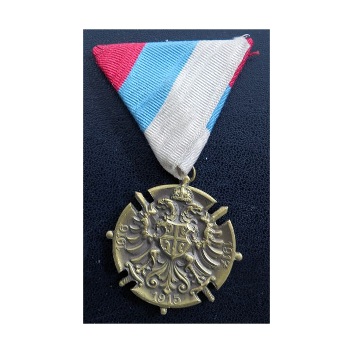 SERBIE  : médaille commémorative serbe 1914 - 1918 en bronze 