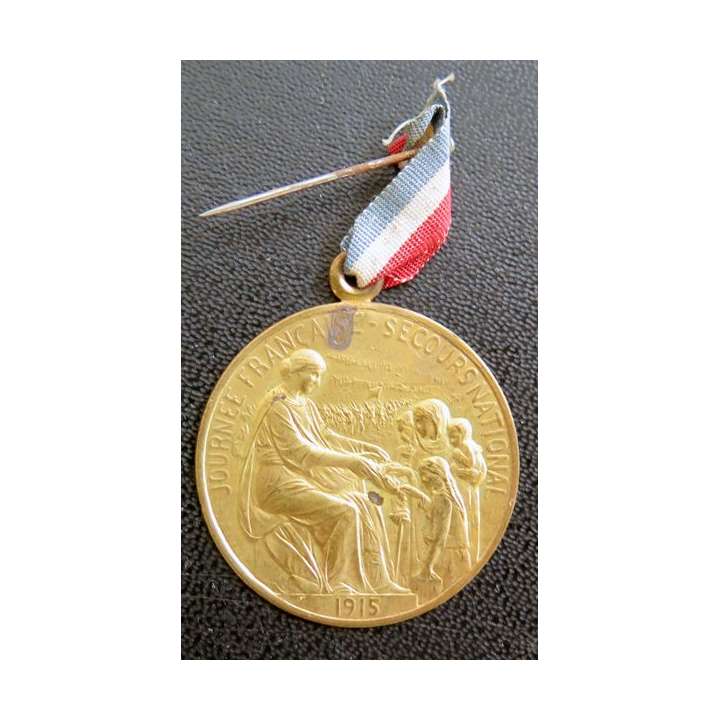 Médaille de journée 1915 Secours national