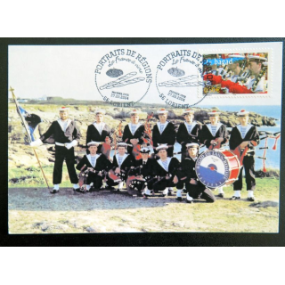 Carte des Portraits de régions 27 mars 2004 Lorient sur le Bagad