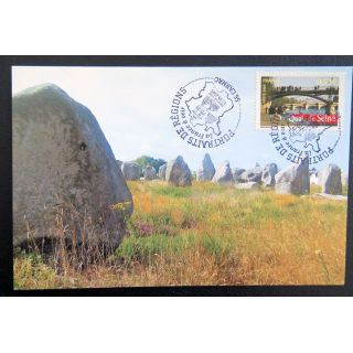 Carte des Portraits de régions 17 septembre 2005 sur les alignements de Carnac 