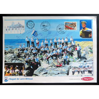 Poster des Portraits de régions 27 mars 2004 sur le Bagdad avec la SIGNATURE des musiciens