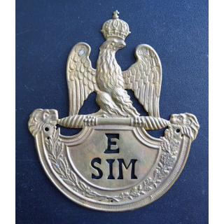 Plaque de Shako d'Officier de l'Ecole spéciale militaire modèle 1812