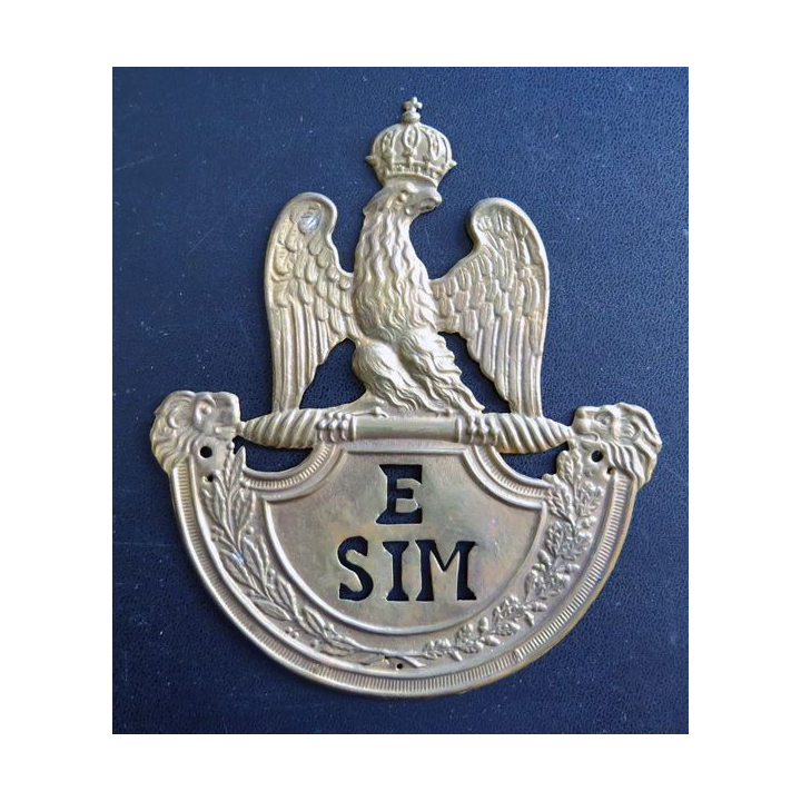 Plaque de Shako d'Officier de l'Ecole spéciale militaire modèle 1812