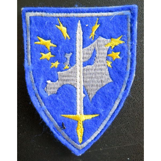 Insigne tissu du Corps européen 9 x 7 cm sur scratch