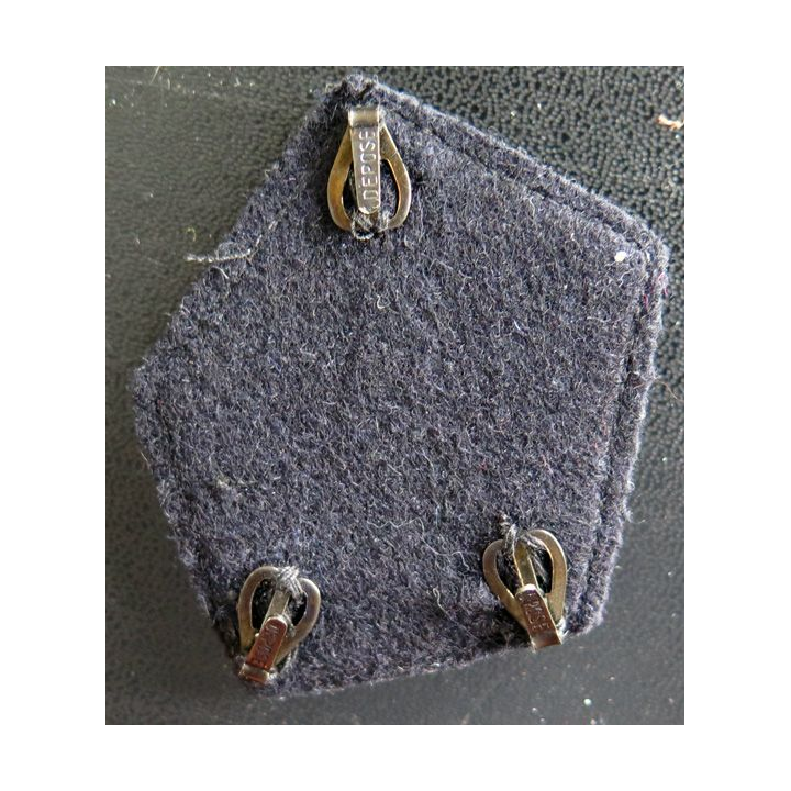 10° RG : paire de soutache (insigne de col) du 10° Régiment du génie
