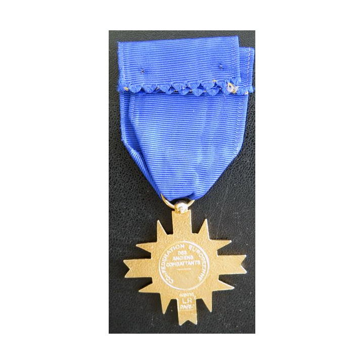 EUROPE : Croix du Combattant Européen médaille de la confédération européenne des anciens combattants