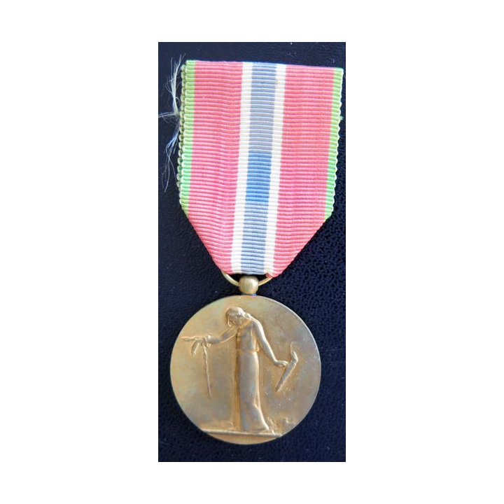FRANCE : médaille des prisonniers civils déportés et otages de la Grande Guerre en bronze 
