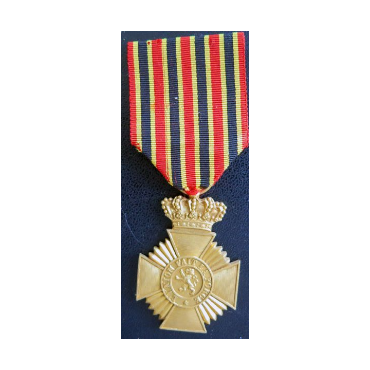 BELGIQUE : médaille de la décoration militaire de 2° classe pour ancienneté