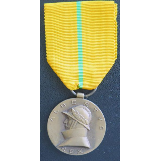 BELGIQUE : médaille des vétérans d'Albert 1° 1909-1934 en bronze