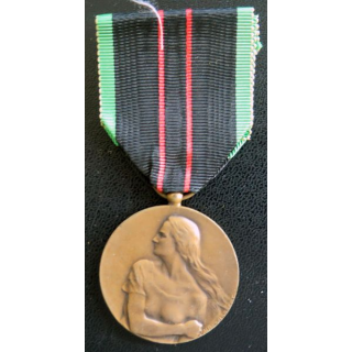 BELGIQUE : médaille de la résistance 1940 - 1945 en bronze