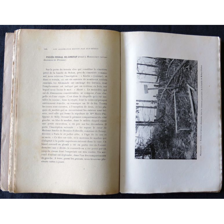 Les allemands peint par eux-mêmes de Henry Salomon édité par la commission du prix du souvenir Dunkerque (1921)