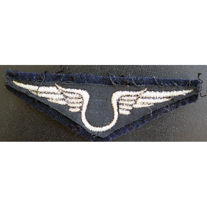 Insigne tissu de l'armée de l'air personnel non navigant en fils dorés