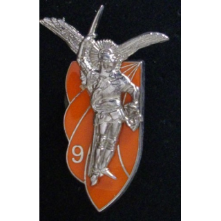 9° RCP : 9° RÉGIMENT DE CHASSEURS PARACHUTISTES FOND ORANGE