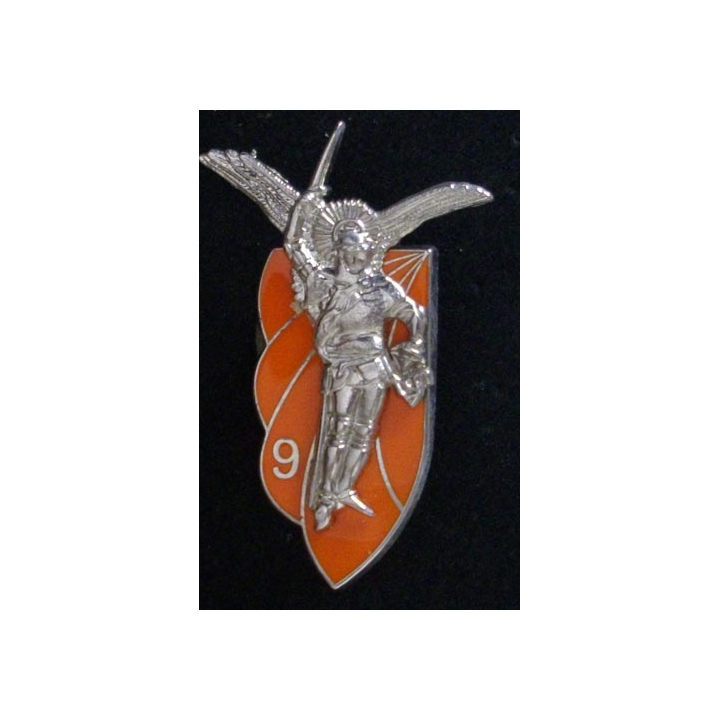 9° RCP : 9° RÉGIMENT DE CHASSEURS PARACHUTISTES FOND ORANGE