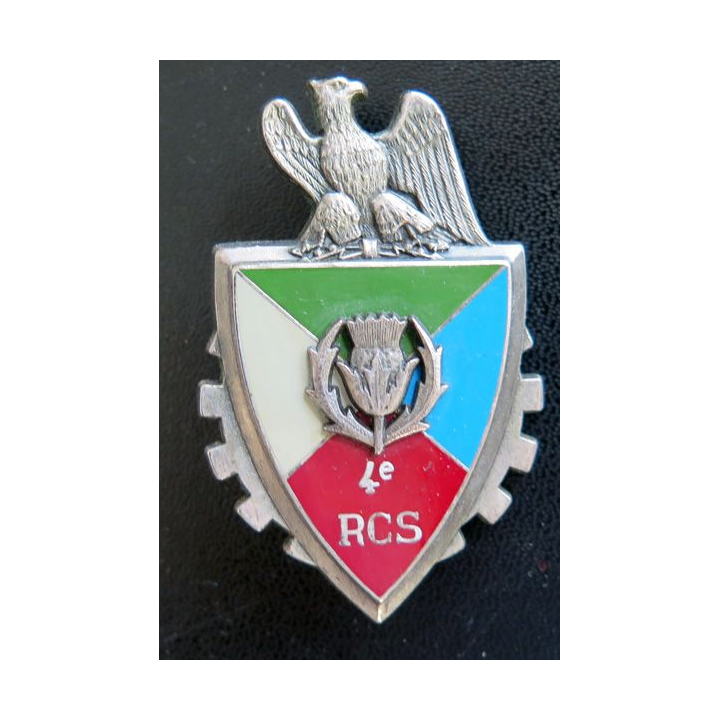 4° RCS : 4° régiment de commandement et de soutien de fabrication DELSART G. 2552, en relief