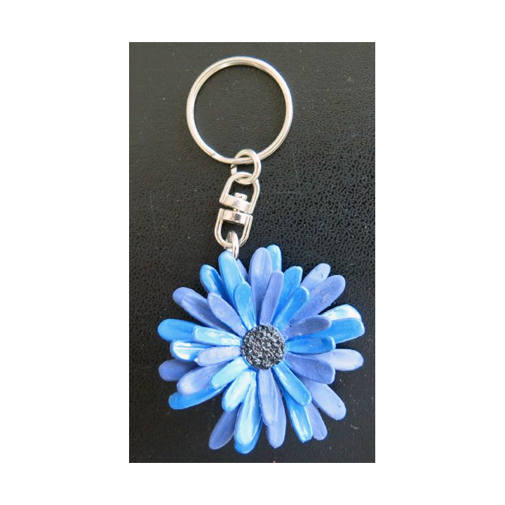 Porte clefs Le Bleuet de France en plastique