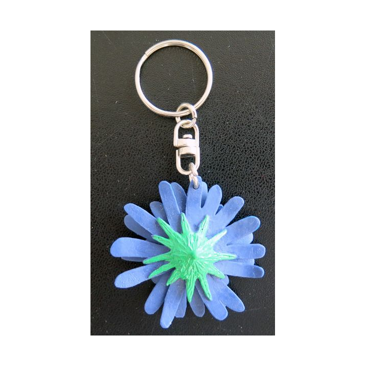 Porte clefs Le Bleuet de France en plastique