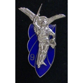 9° RCP : 9° RÉGIMENT DE CHASSEURS PARACHUTISTES FOND BLEU