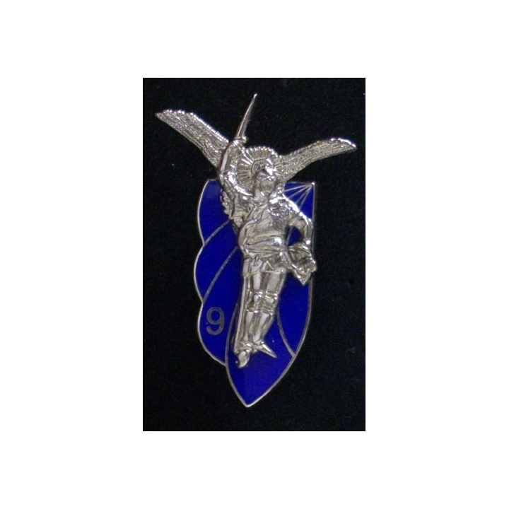 9° RCP : 9° RÉGIMENT DE CHASSEURS PARACHUTISTES FOND BLEU