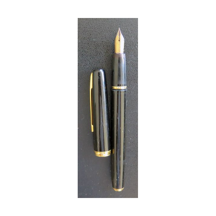 stylo Waterman France collector plume dorée