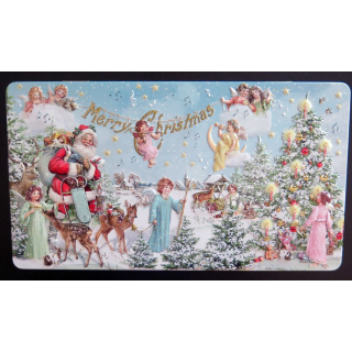 Boite de Noël 12 x 21 cm avec cartouches d'encre pour stylos encre