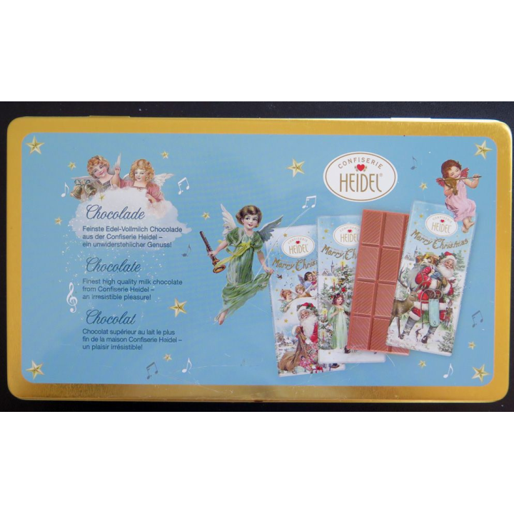 Boite de Noël 12 x 21 cm avec cartouches d'encre pour stylos encre