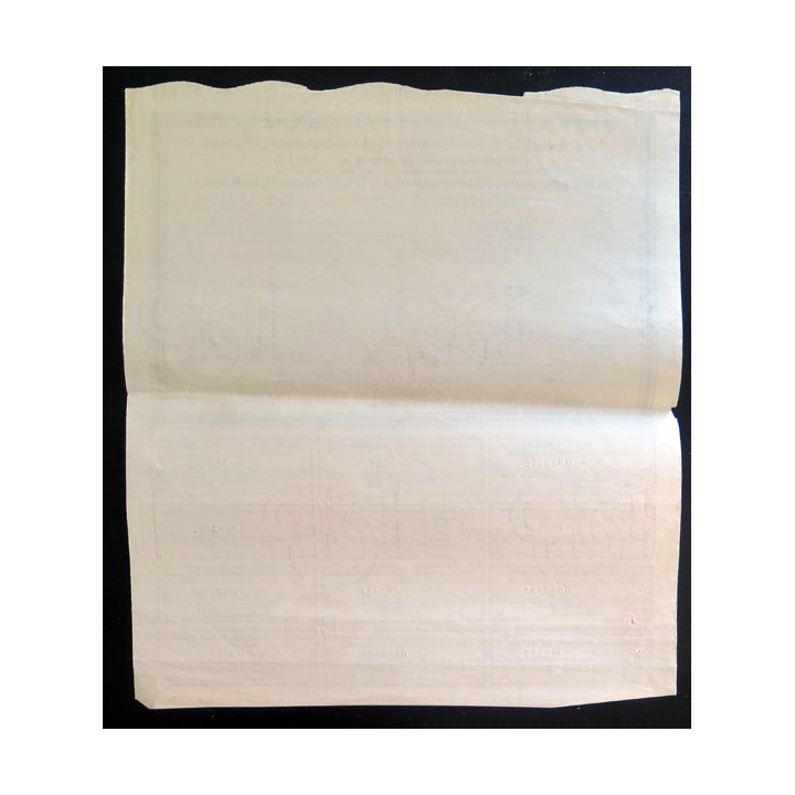 Obligation du conseil de la dette publique répartie de l'ancien empire ottoman de 1000 francs 1933