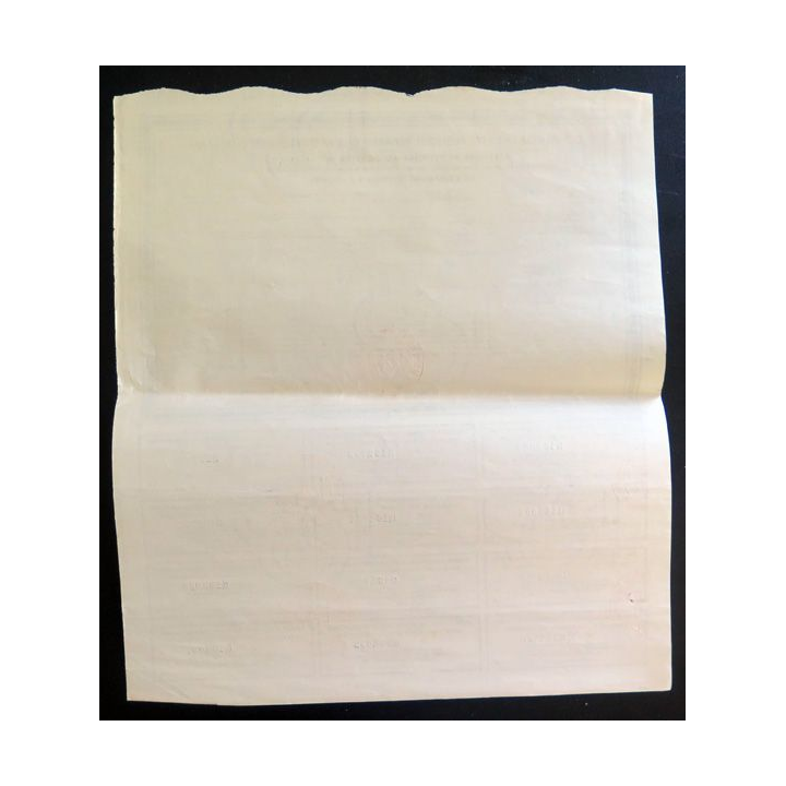 Obligation du conseil de la dette publique répartie de l'ancien empire ottoman de 500 francs 1933