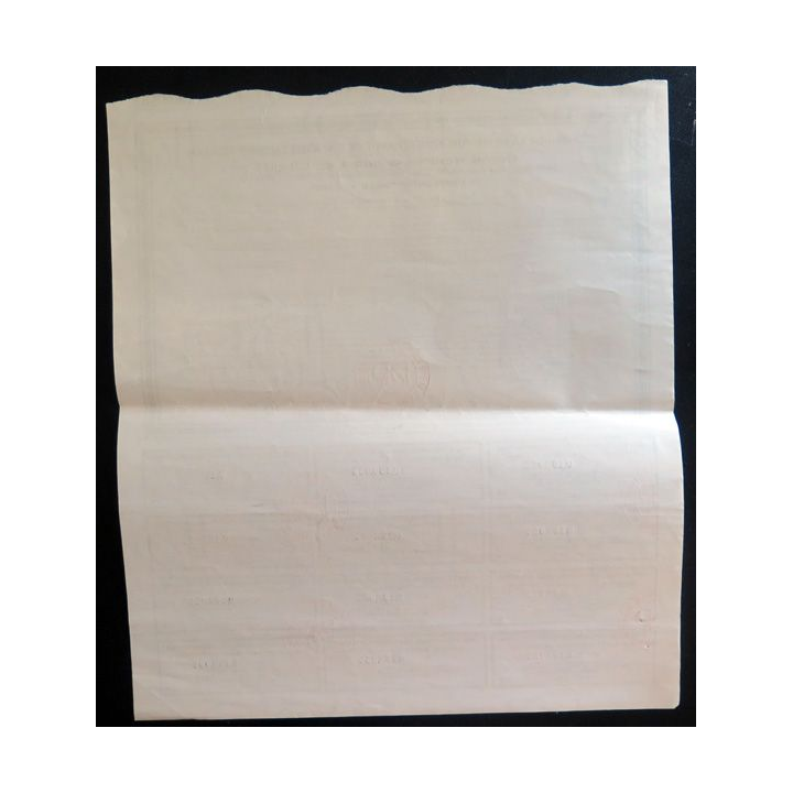 Obligation du conseil de la dette publique répartie de l'ancien empire ottoman de 500 francs 1933