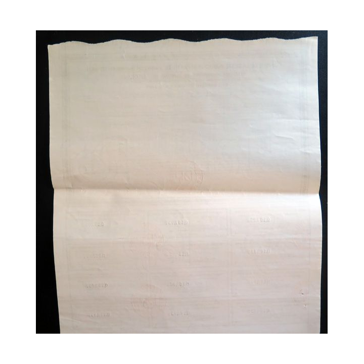 Obligation du conseil de la dette publique répartie de l'ancien empire ottoman de 500 francs 1909