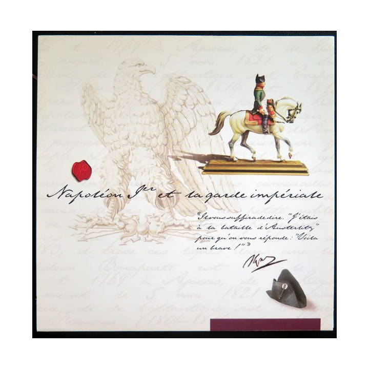 Bloc de 6 timbres de Napoléon 1° et la garde impériale 