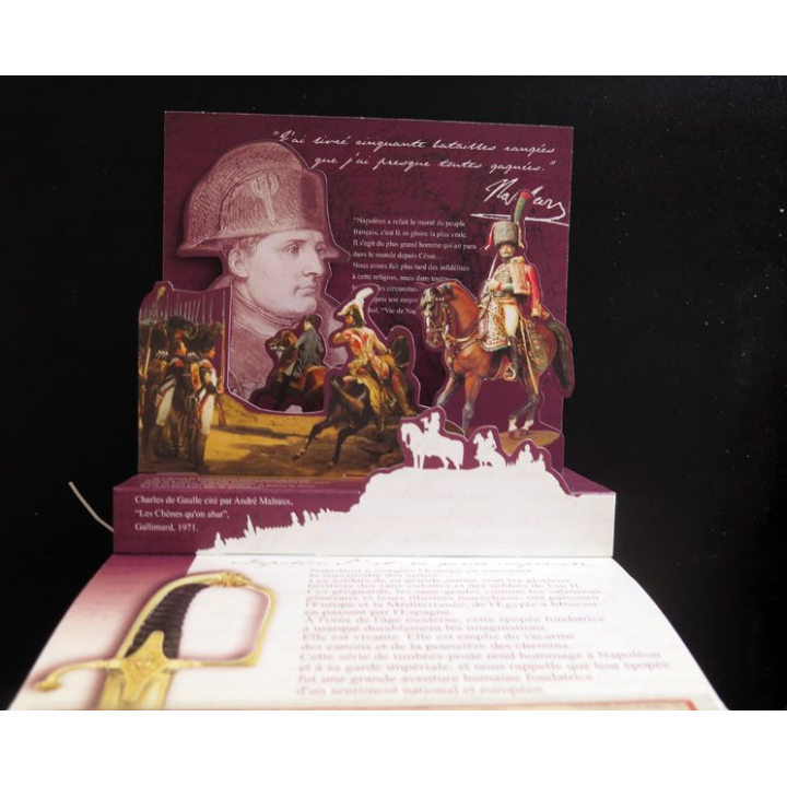 Bloc de 6 timbres de Napoléon 1° et la garde impériale 