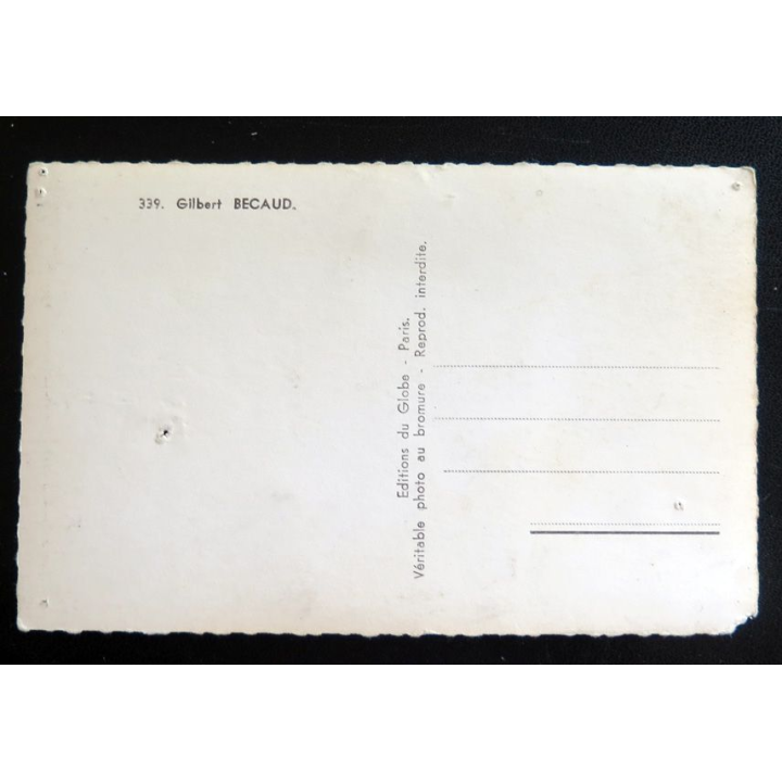 Carte Postale de Gilbert Bécaud