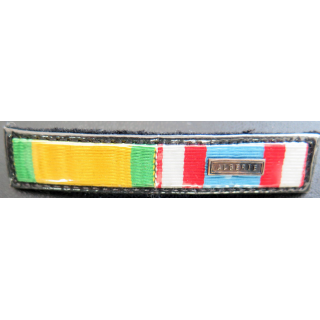 FRANCE : Rappel plastifié de 2 décorations médaille militaire et commémorative algérie avec barrette