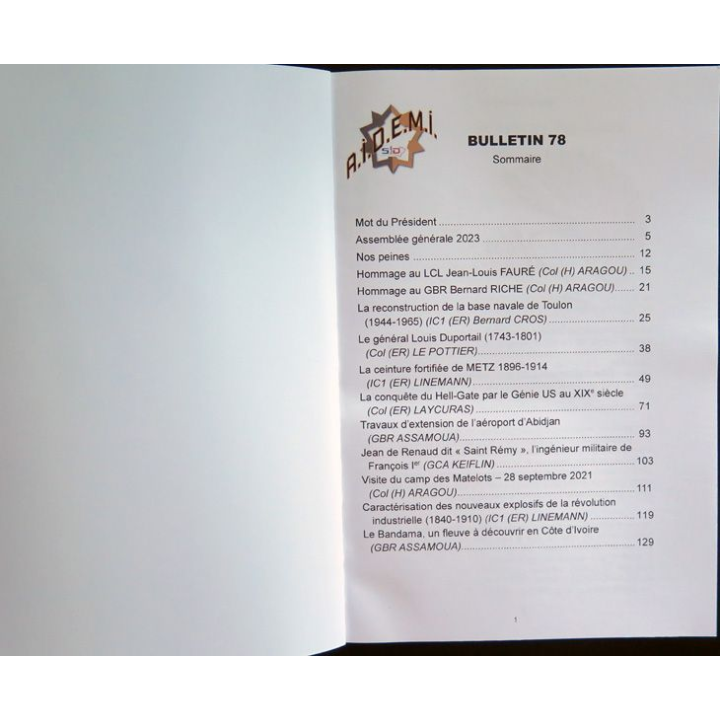 AIDEMI : bulletin de liaison n°78 de 2024 de l'association des ingénieurs diplômés des écoles militaires d'infrastructure
