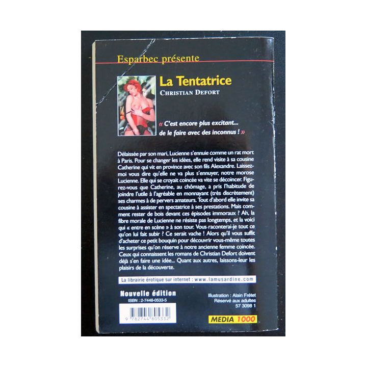 La Tentatrice de Christian Defort collection Les Interdits