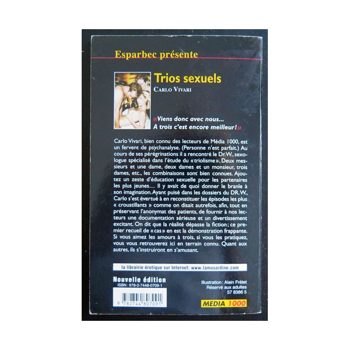 Trios sexuels de Carlo Vivari collection Les Interdits