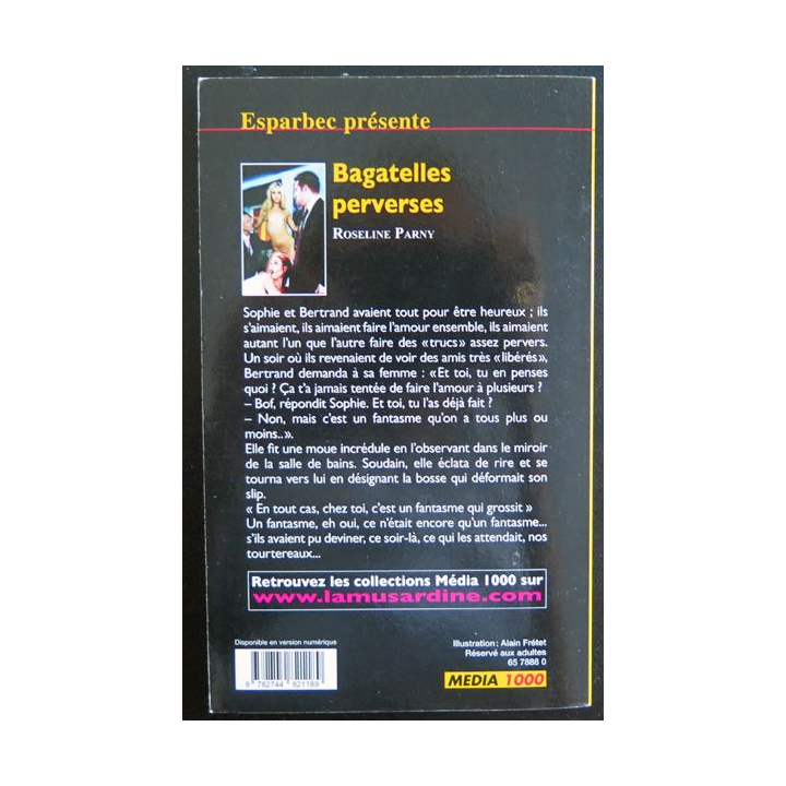 Bagatelles perverses de Roseline Parny collection Les Interdits