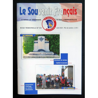 Le Souvenir Français N° 5334 : bulletin Avril 2024