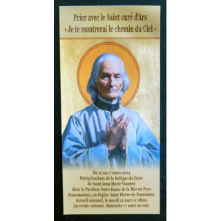 IMAGE PIEUSE : Prier avec le saint curé d'Ars " je te montrerai le chemin du ciel "