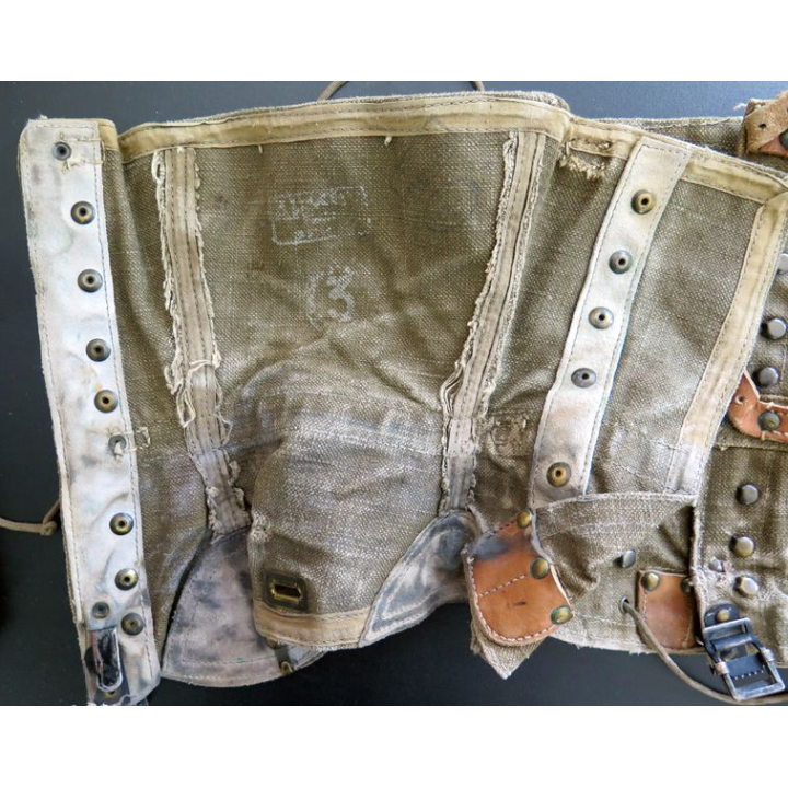 Paire de guêtres modèle 51 version troupe de montagne en Algérie